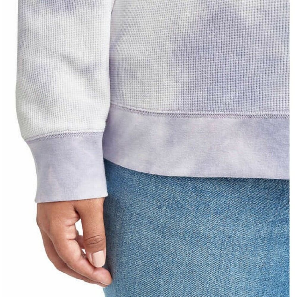 Splendid Women Thermal Tie Dye Top Long Sleeve - Picture 4 of 8